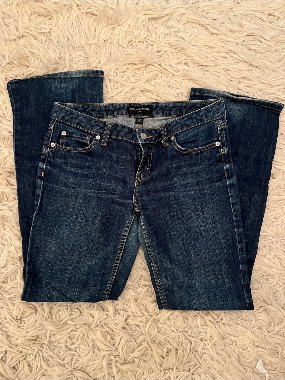Banana Republic Women's Dark Indigo Boot-Cut Jeans